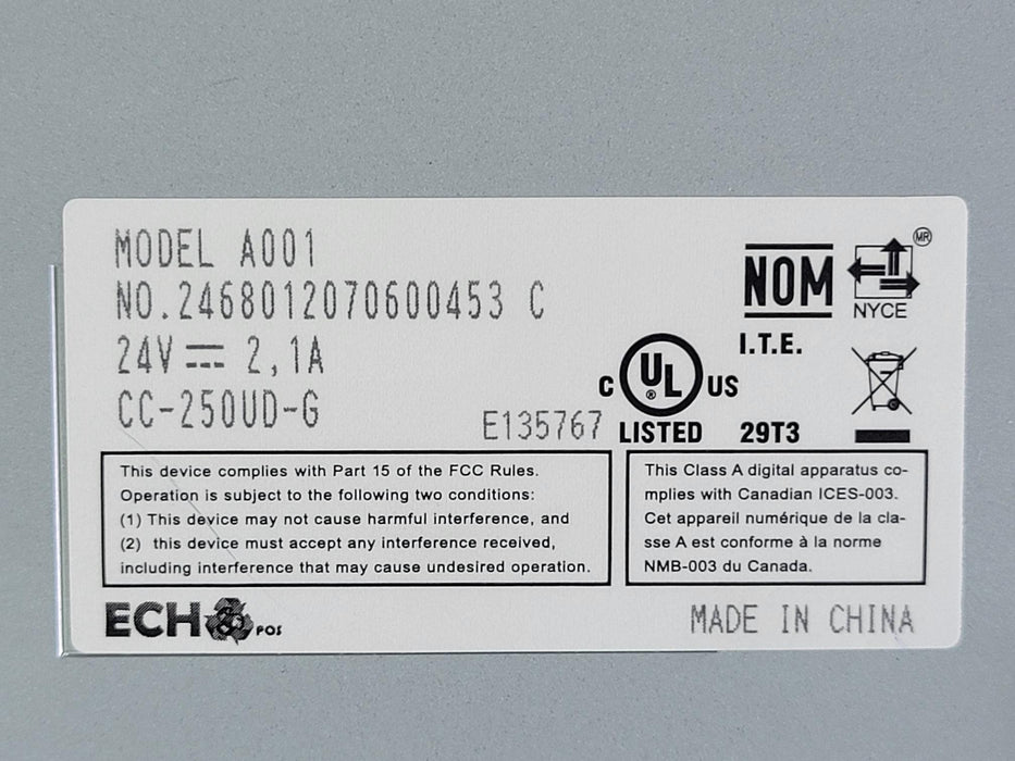 NOB ECH High Speed Thermal Receipt Printer CC-250UD-G CC-250